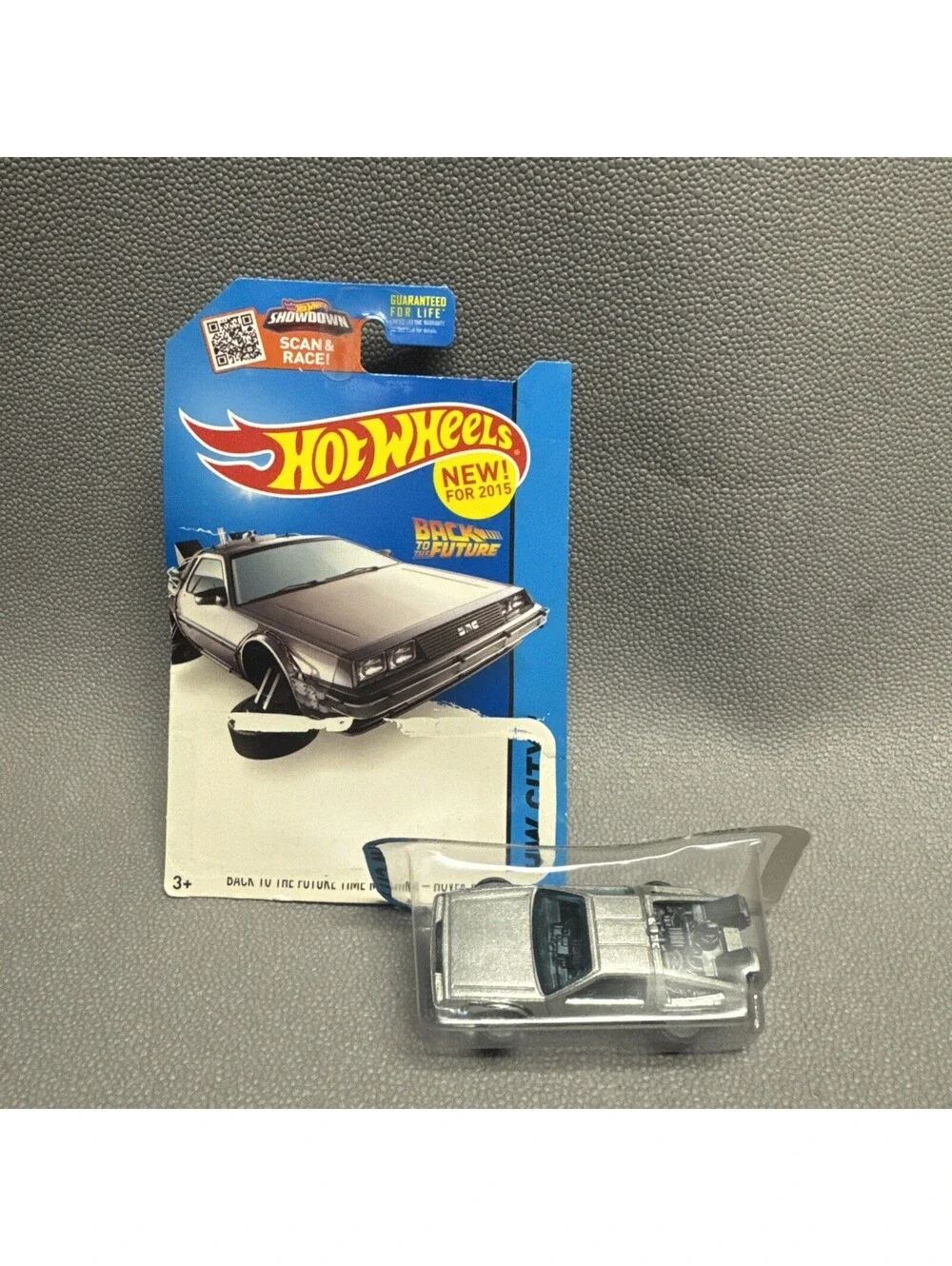 2015 Hot Wheels 45/250 HW City Back To The Future Time Machine Hover Mode Damage